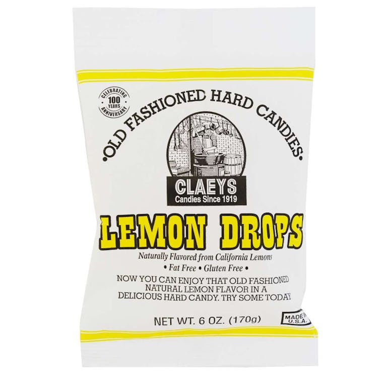 Claey's Natural Hard Candies Lemon 1