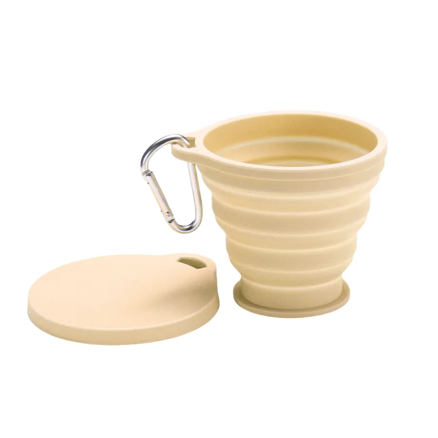 6.09oz Foldable Silicone Water Cup with Climbing Buckle 4