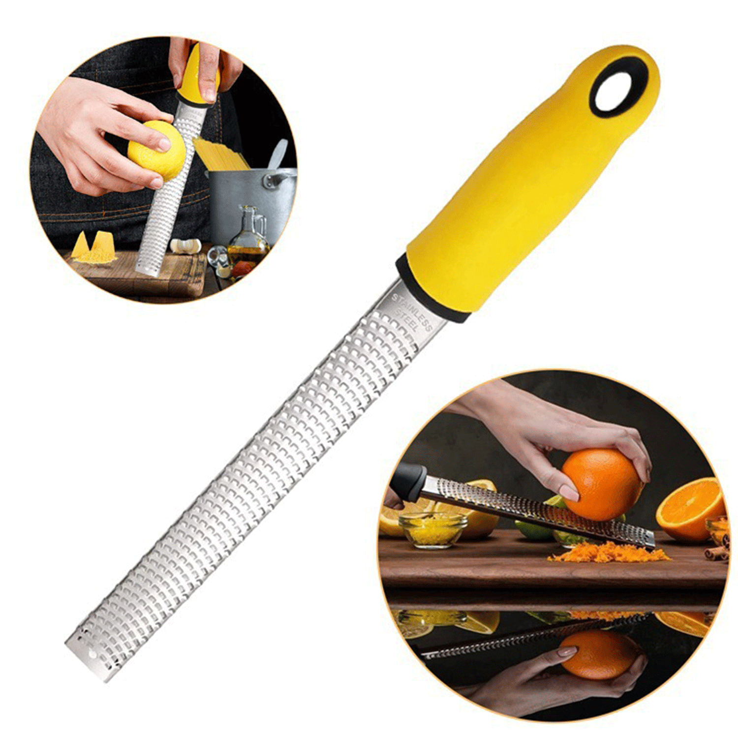 Stainless Steel Kitchen Tools Ginger Nutmeg Zester Grater 8