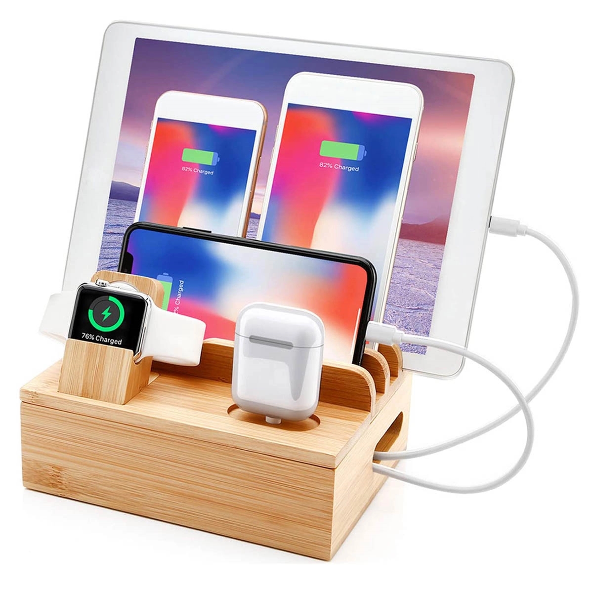 Bamboo Charging Station 2