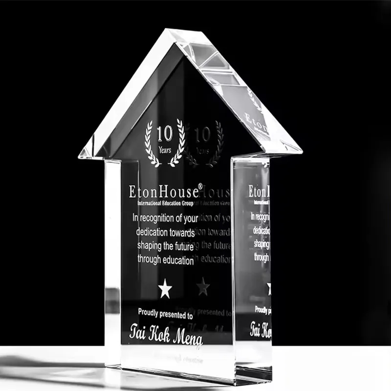 Promotional House Shaped Acrylic Award 3