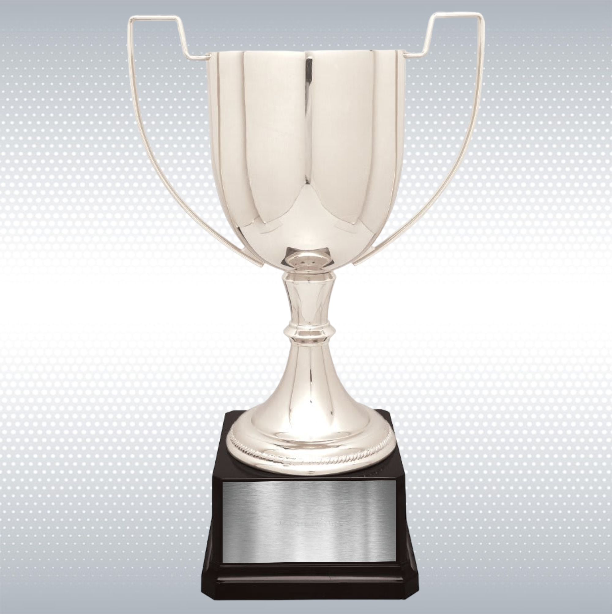 13" Completed Zinc Cup Trophy on Plastic Base 4
