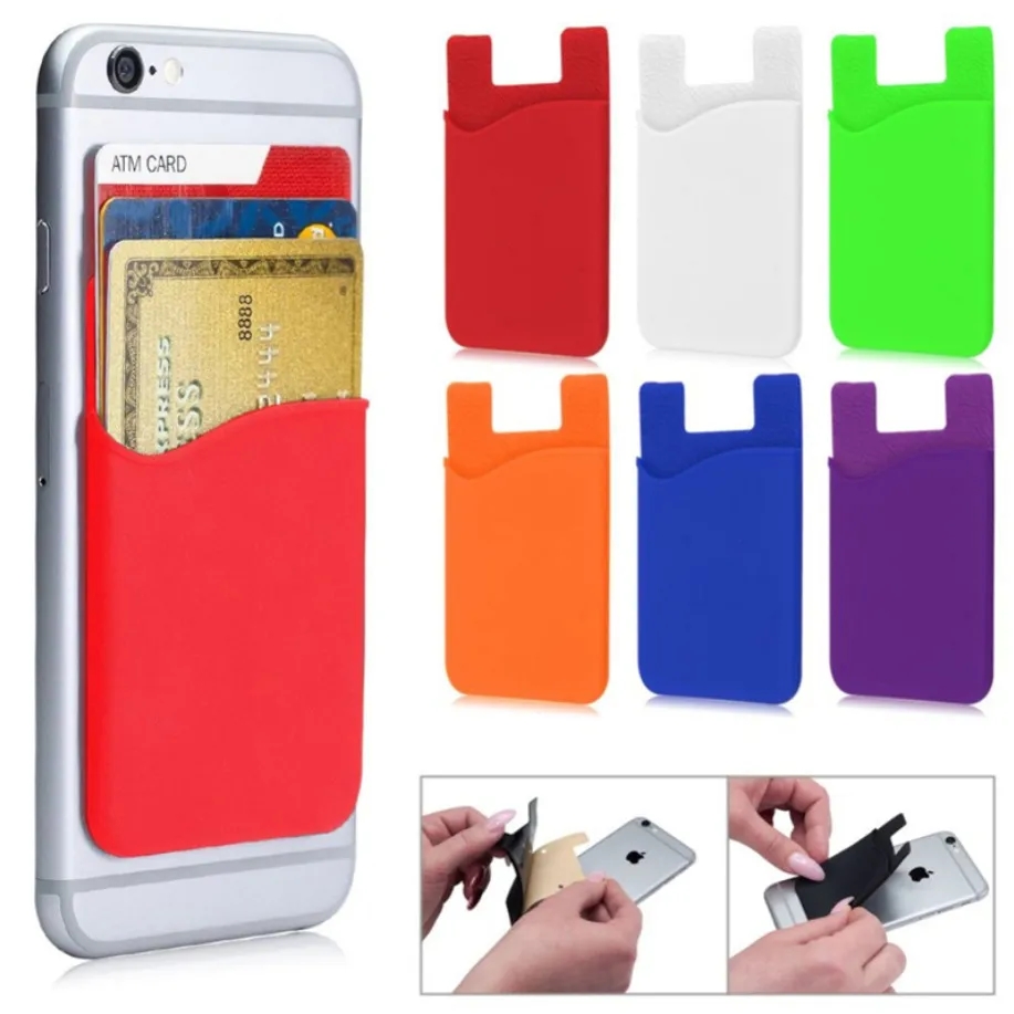 Silicone Mobile Phone Card Holder 3