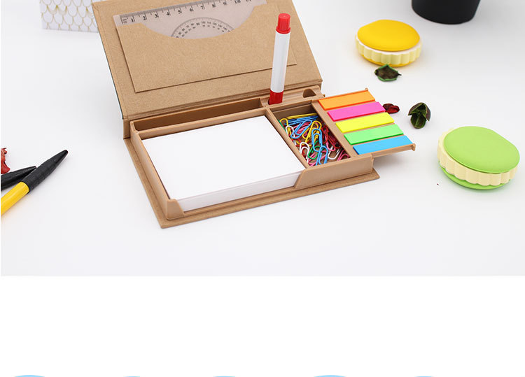 Durable Luxury Memo Case Creative Sticky Notes Paper Set 2