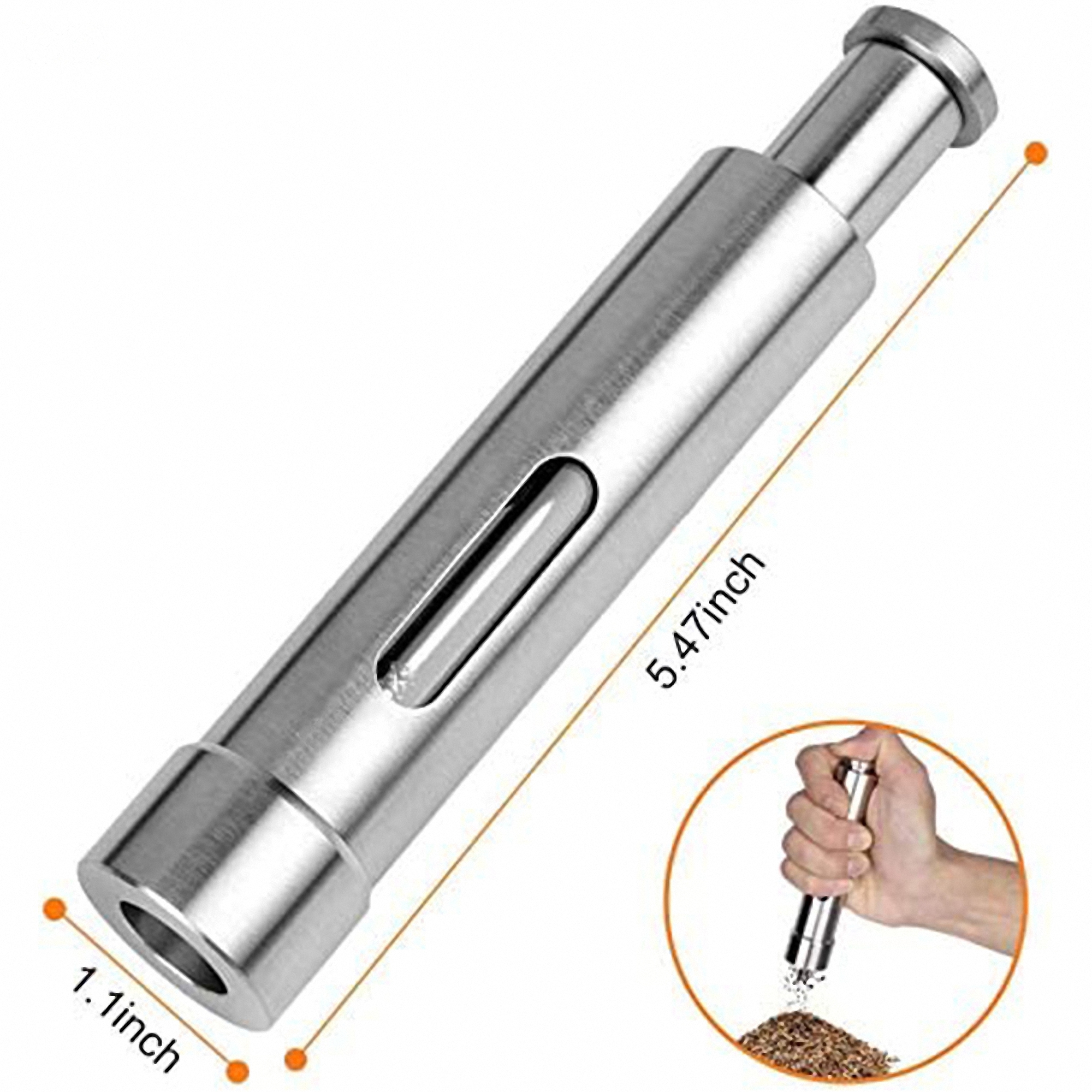 Stainless Steel Salt and Pepper Grinder Set 2