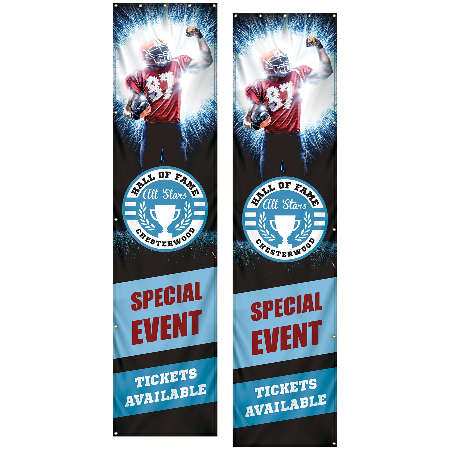 13' Giant Flagpole Replacement Banner Double Sided 9