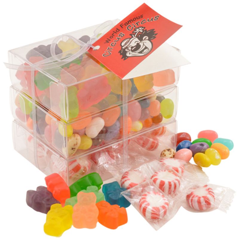 3 Way Candy Stack Acetate Tower 1