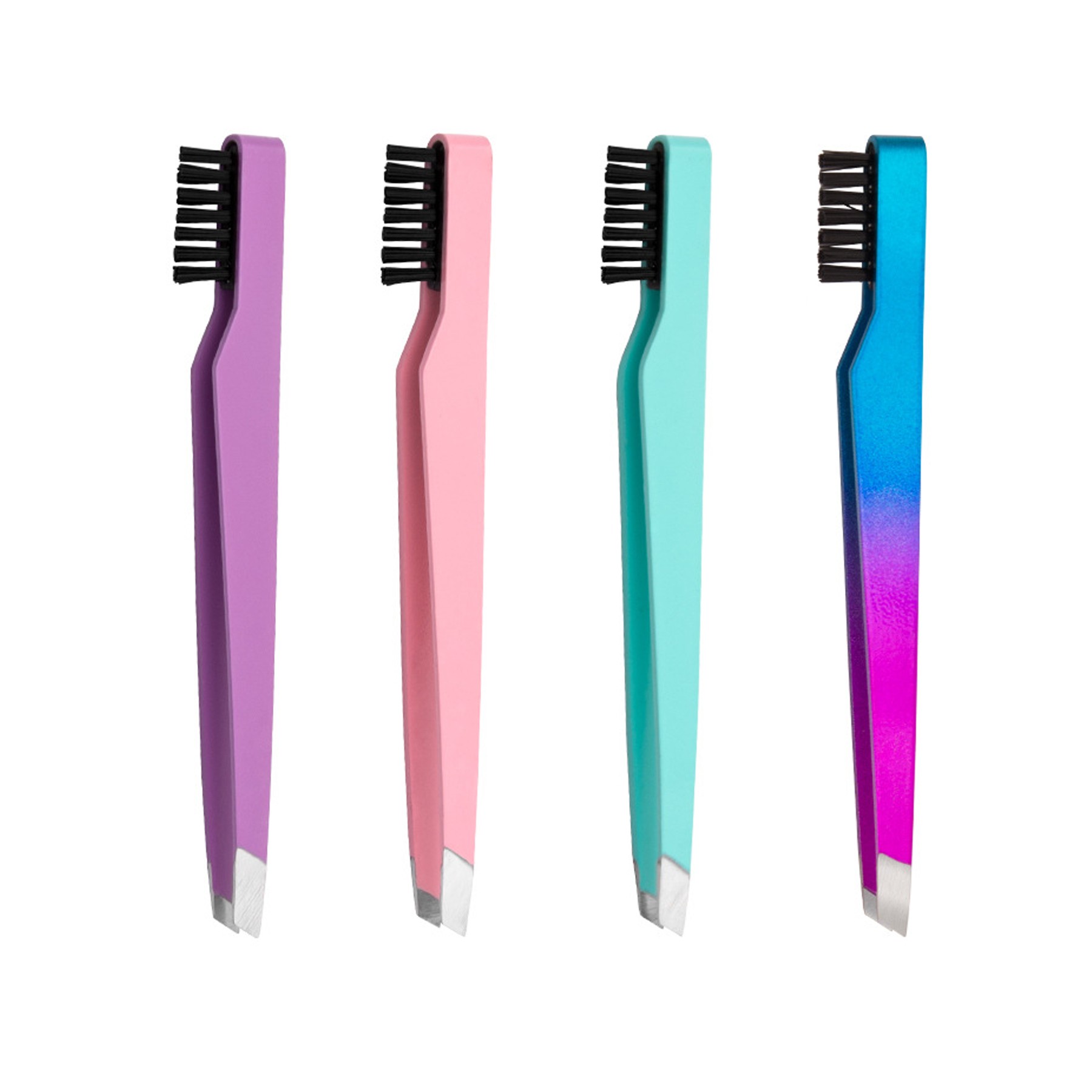 Eyebrow Curler Eyebrow Brush 2-in-1 Stainless Steel Makeup Tool 5