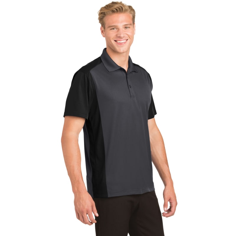 Sport-Tek Colorblock Micropique Sport-Wick Polo. 9