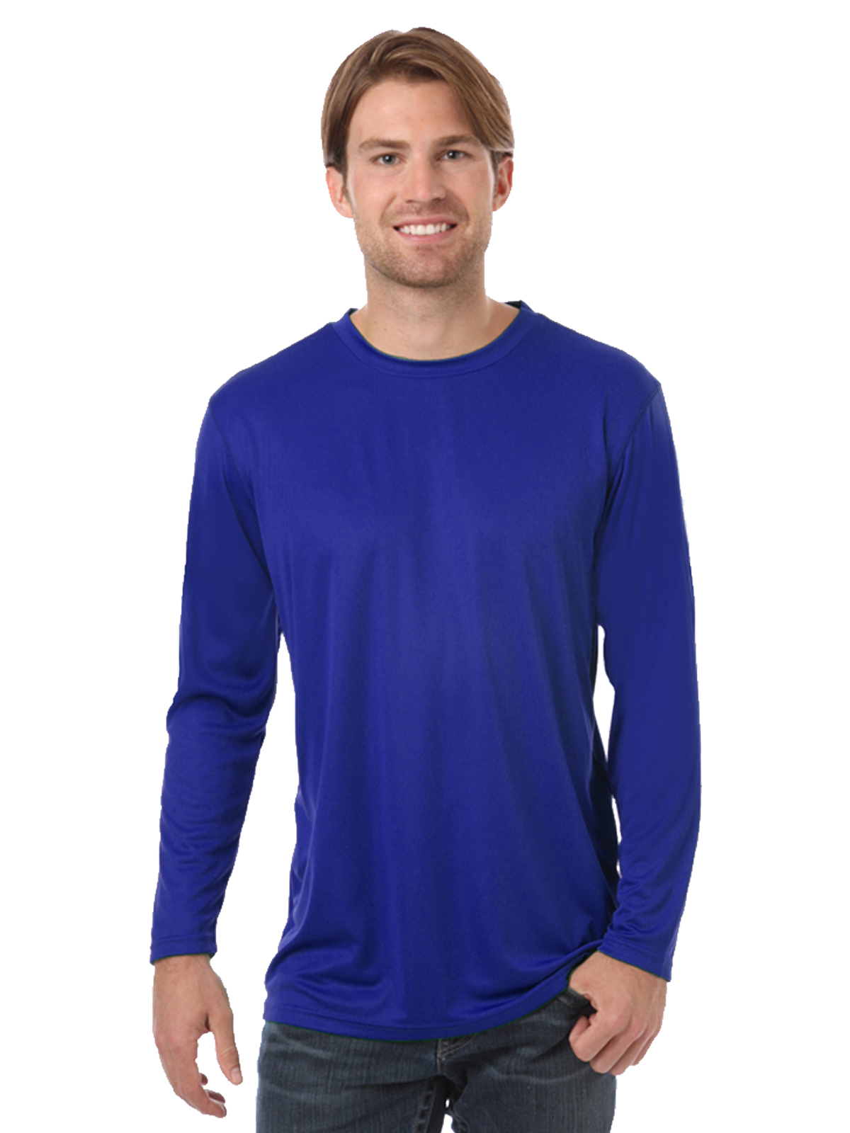 Blue Generation - Men's Pocketless Value Long Sleeve Tee 7