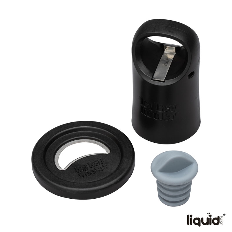 Liquid Fusion® Icy Bev Kooler® 22 oz. 3-In-1 Double Wall Stainless Steel Bottle 7