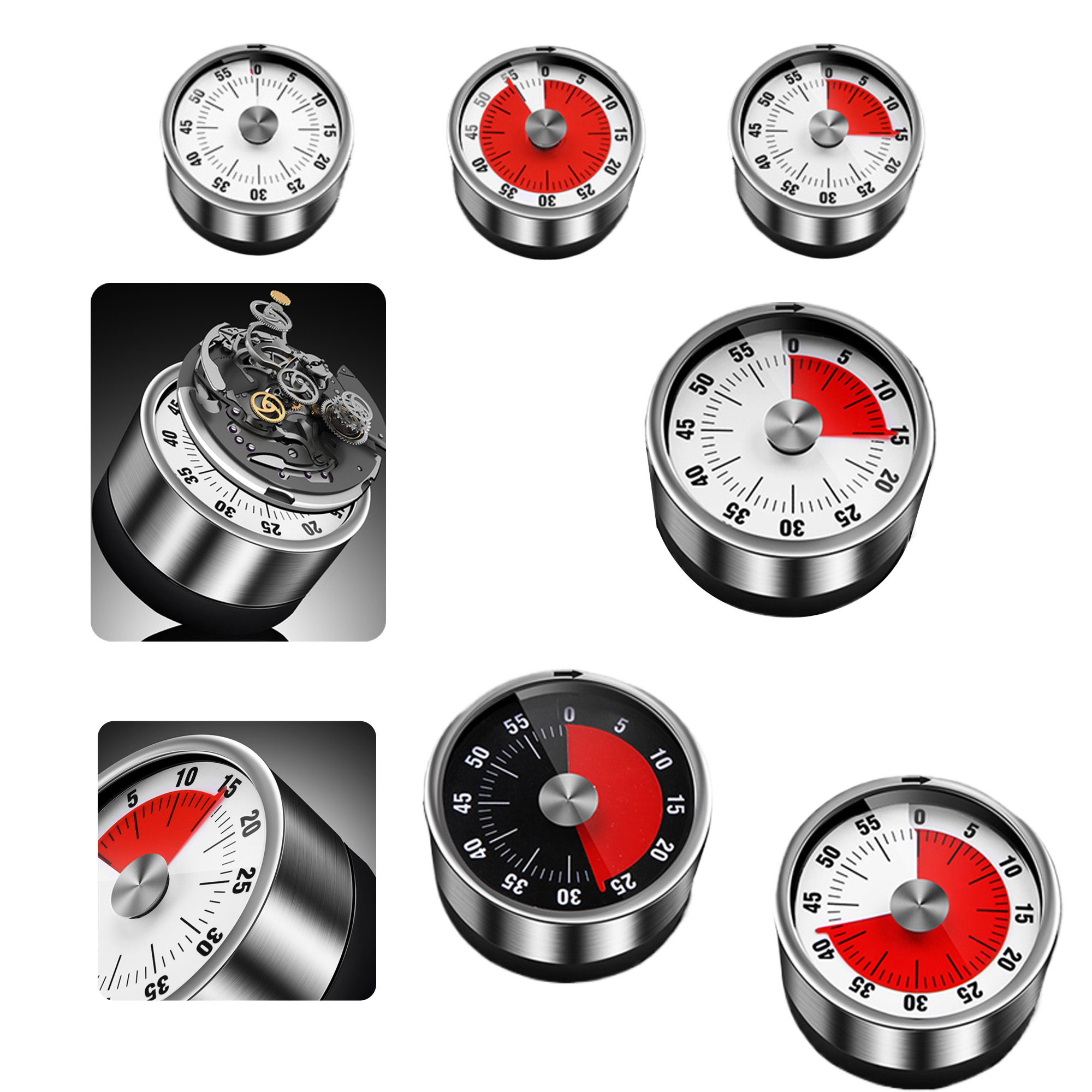 Precision Stainless Steel Cooking Timer 3