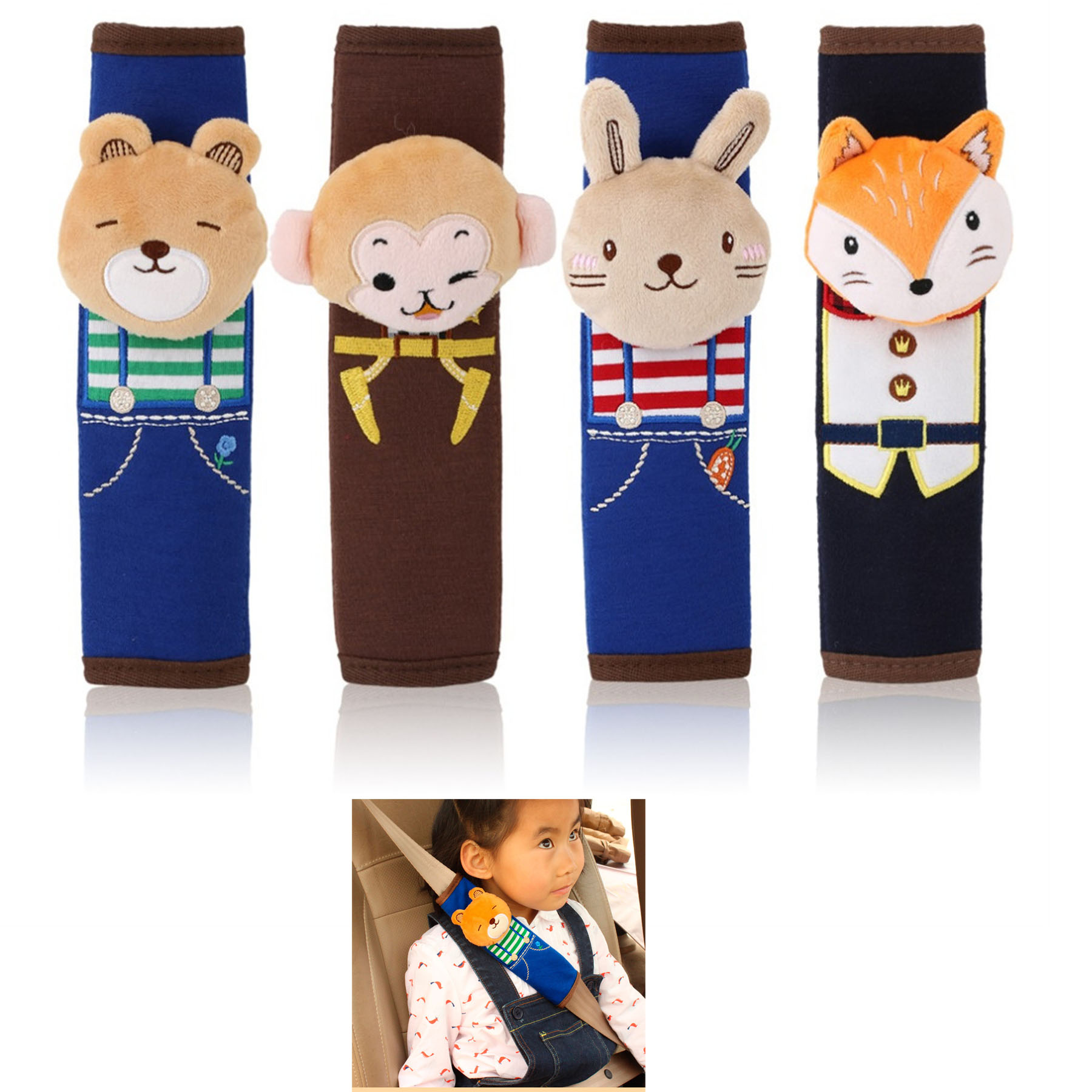 Cartoon Car Seat Belt Covers