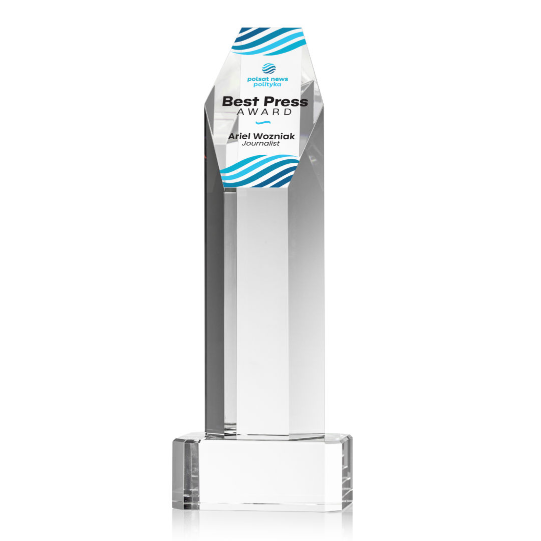 Ashford VividPrint™ Award on Base - Clear 3