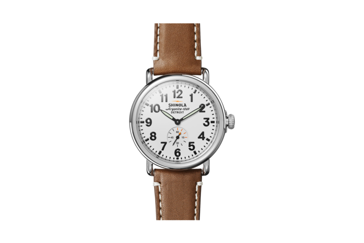 Shinola The Runwell Leather Strap Watch 2
