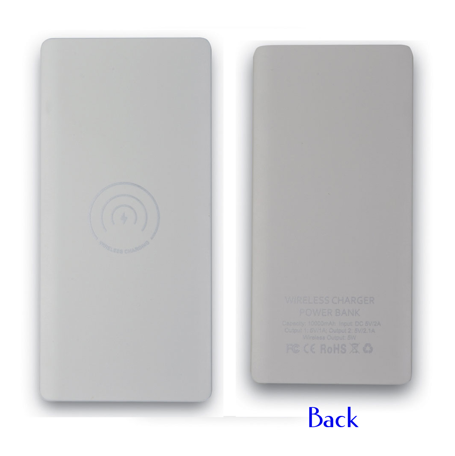 Powerful Wireless QI 10,000 mAh Power Bank 2