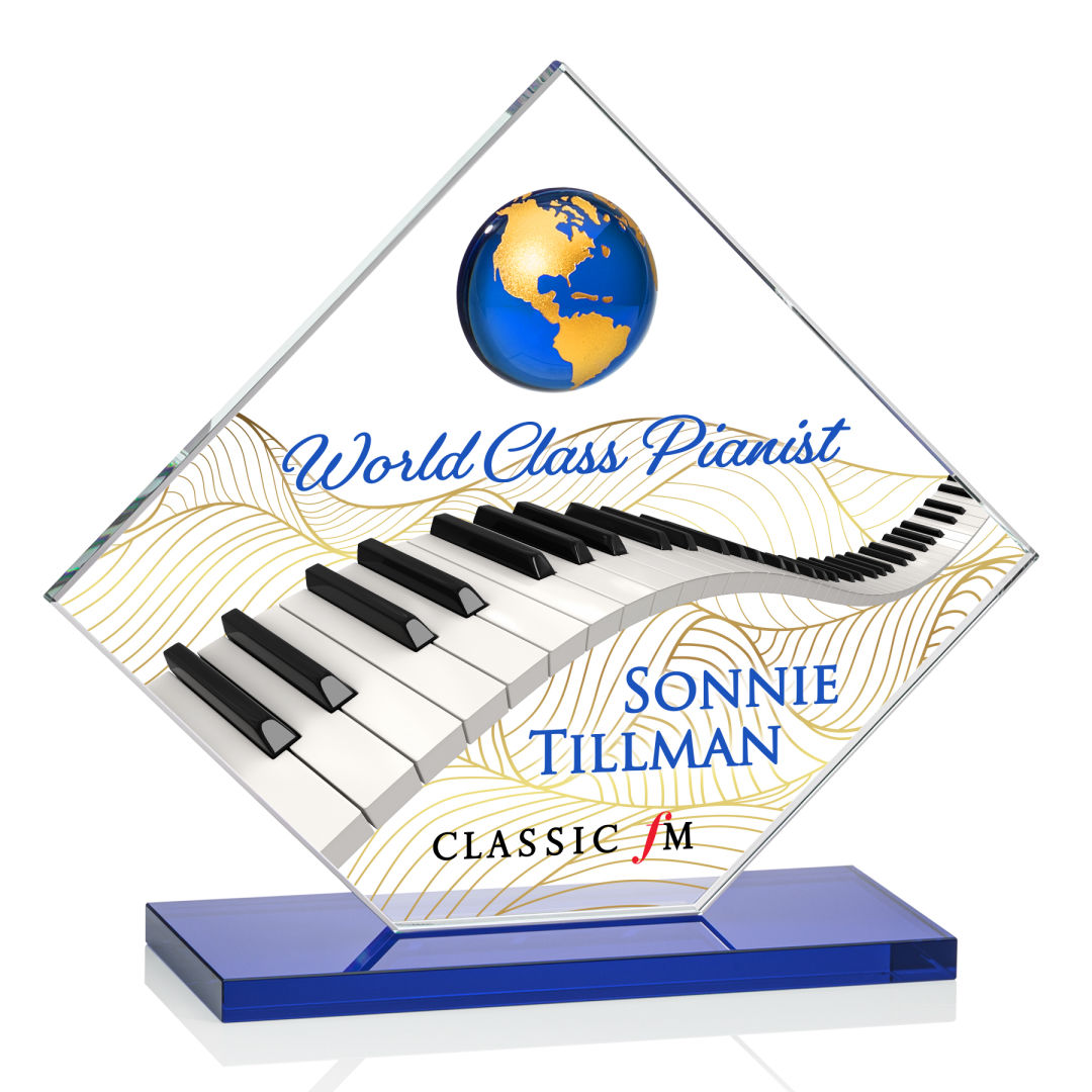 Ferrand VividPrint™ Award - Blue/Gold 16
