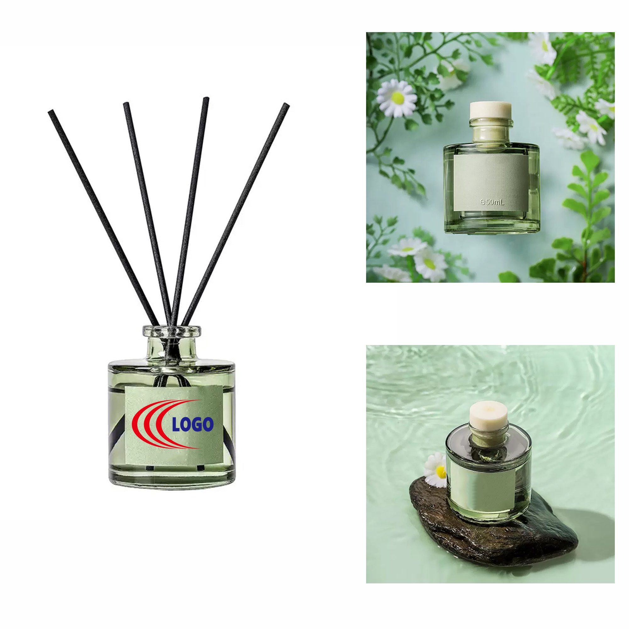 Smokeless Rattan Aromatherapy Reed Diffuser MOQ 10pcs 2