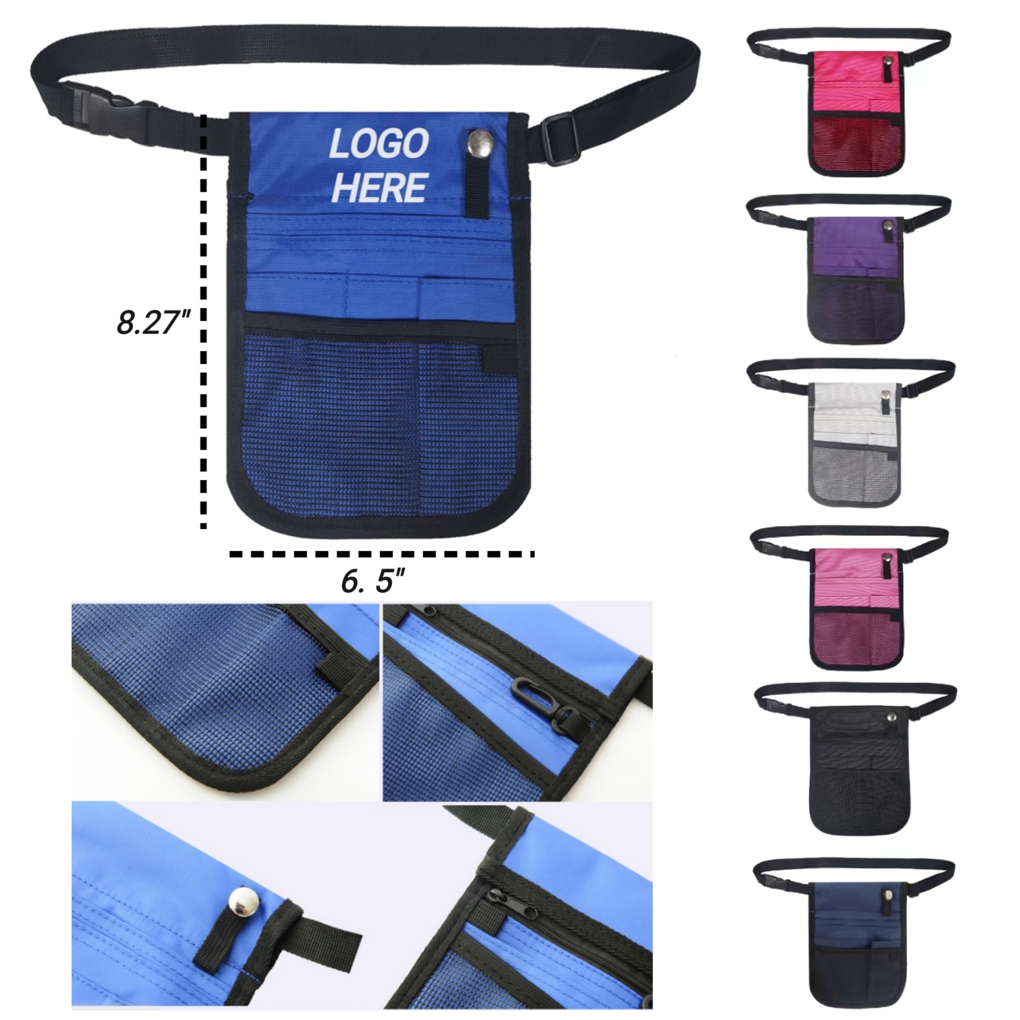 Multifunctional Adjustable Nurse Belt Bag 2