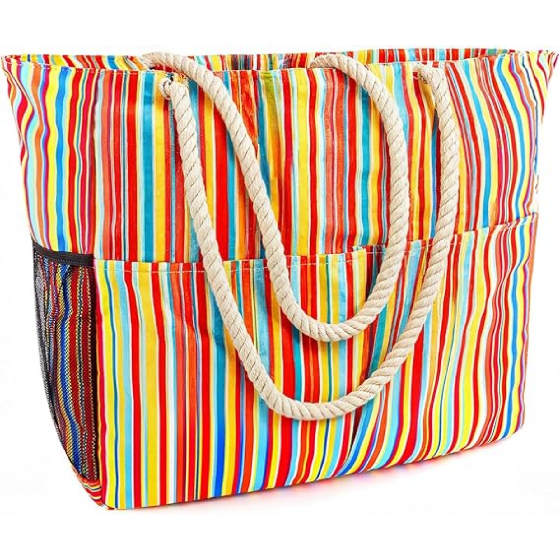 Mesh Beach Large Tote Bag 1