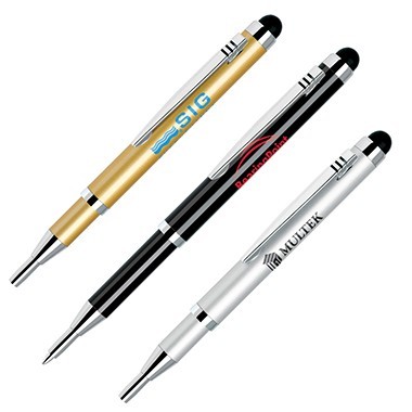 EXTENDABLE BRASS BALLPOINT STYLUS PEN 2