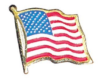 3/4" Flag Pin 2