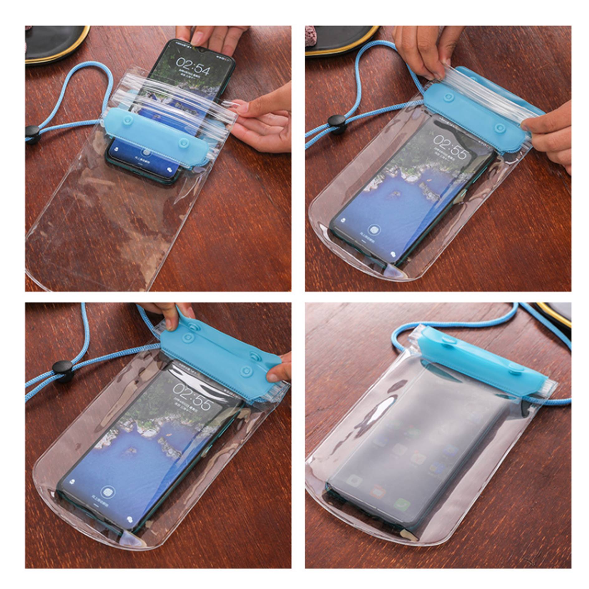 Transparent Waterproof Cellphone Pouch 2