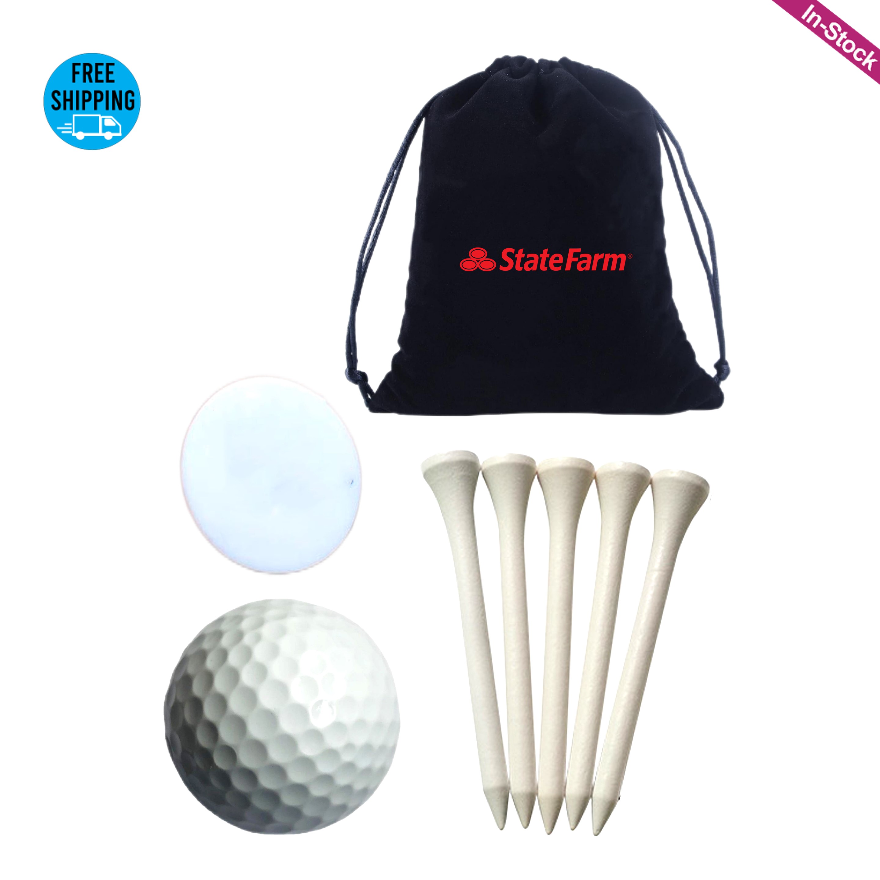 Golf Gift Sets with Velour Pouch 1
