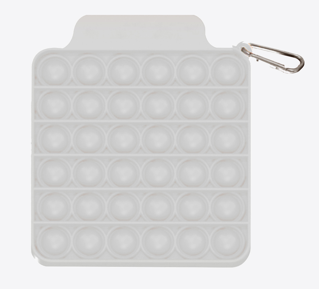 Pop It Fidget Toy - Square w/ Carabiner 17