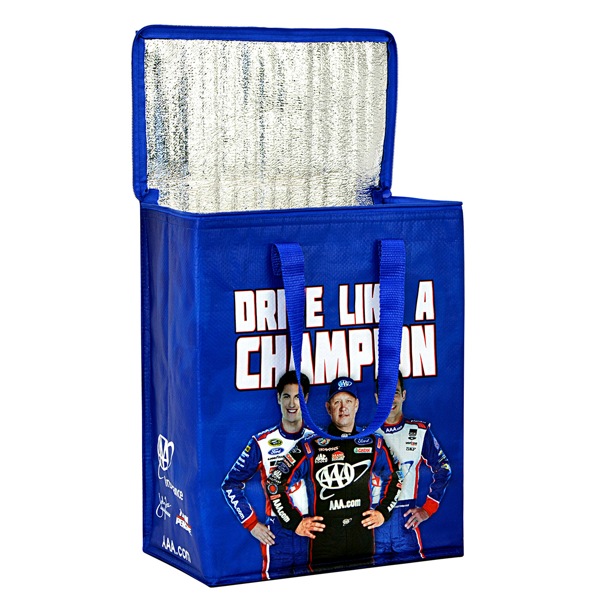 Custom 145g Laminated Woven Insulated Cooler Bag 12"x15"x7" 2