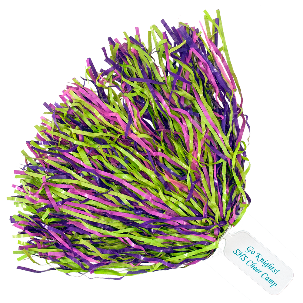 Solid Handle Pom, 750 Streamers 6
