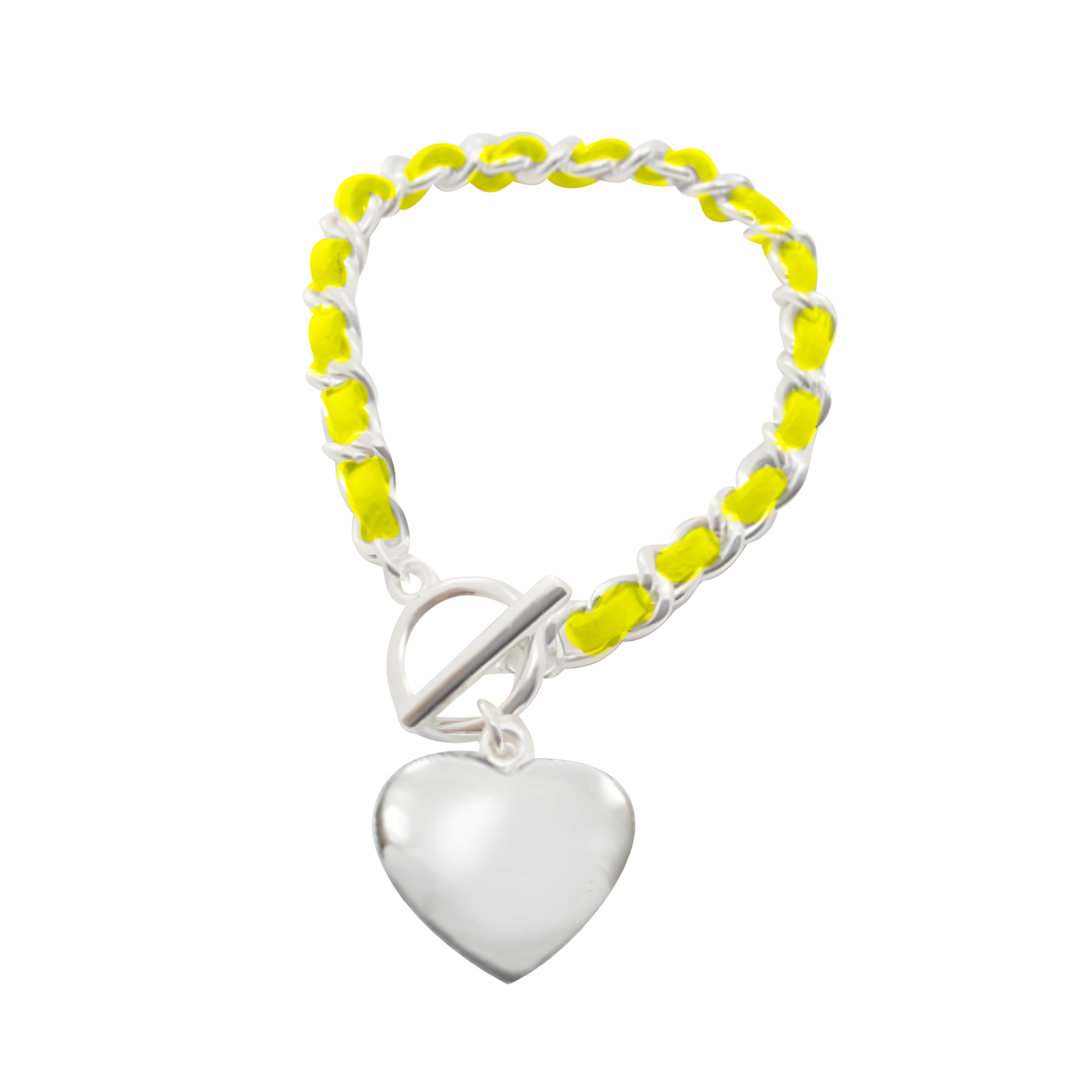 Enamel Heart Charm Bracelet 7