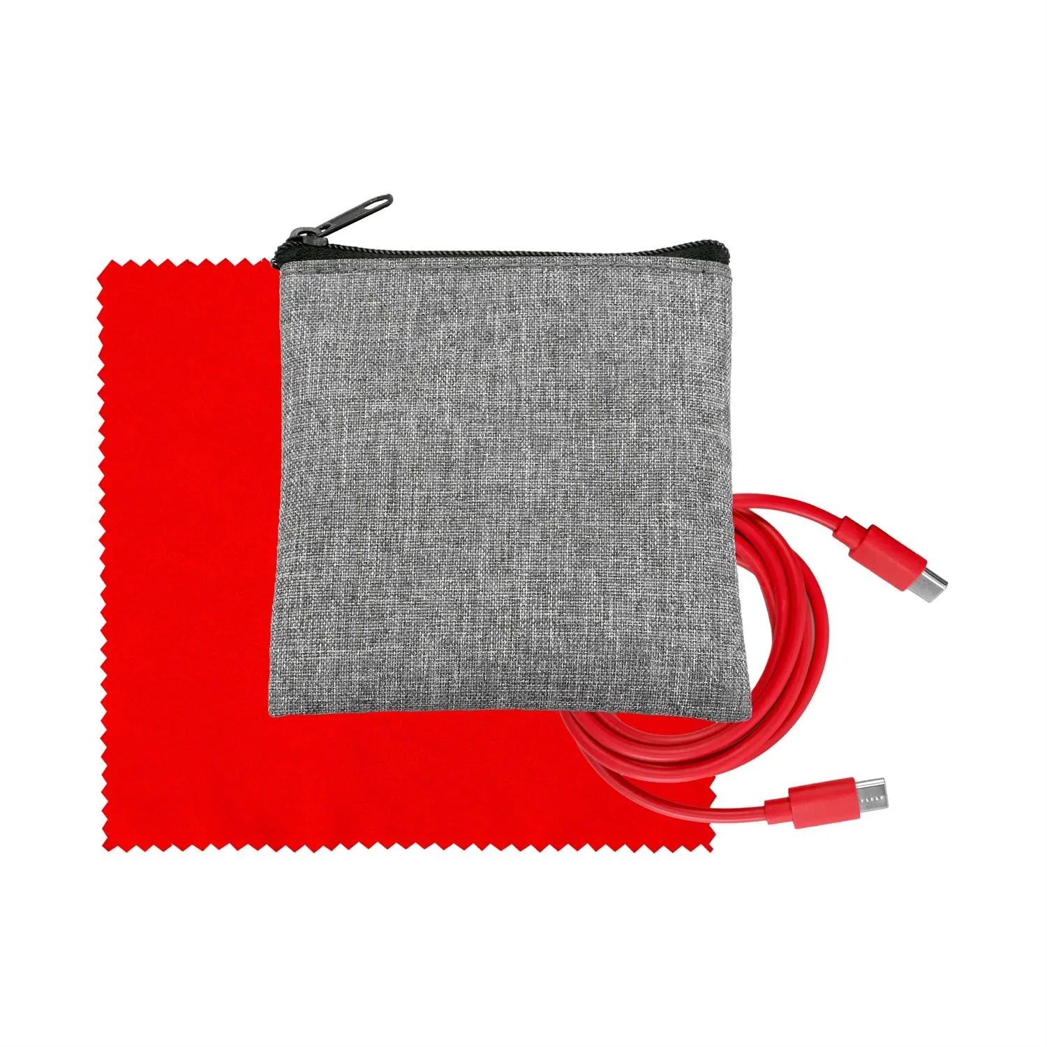 Recycled A+C to C Cable & Cloth Set 2