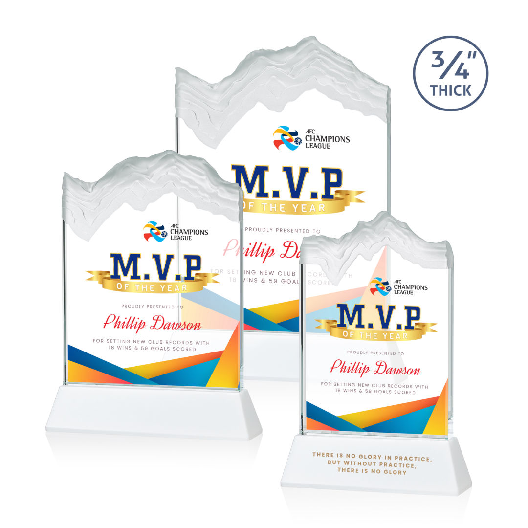 Kilimanjaro VividPrint™ Award on Newhaven - White 2