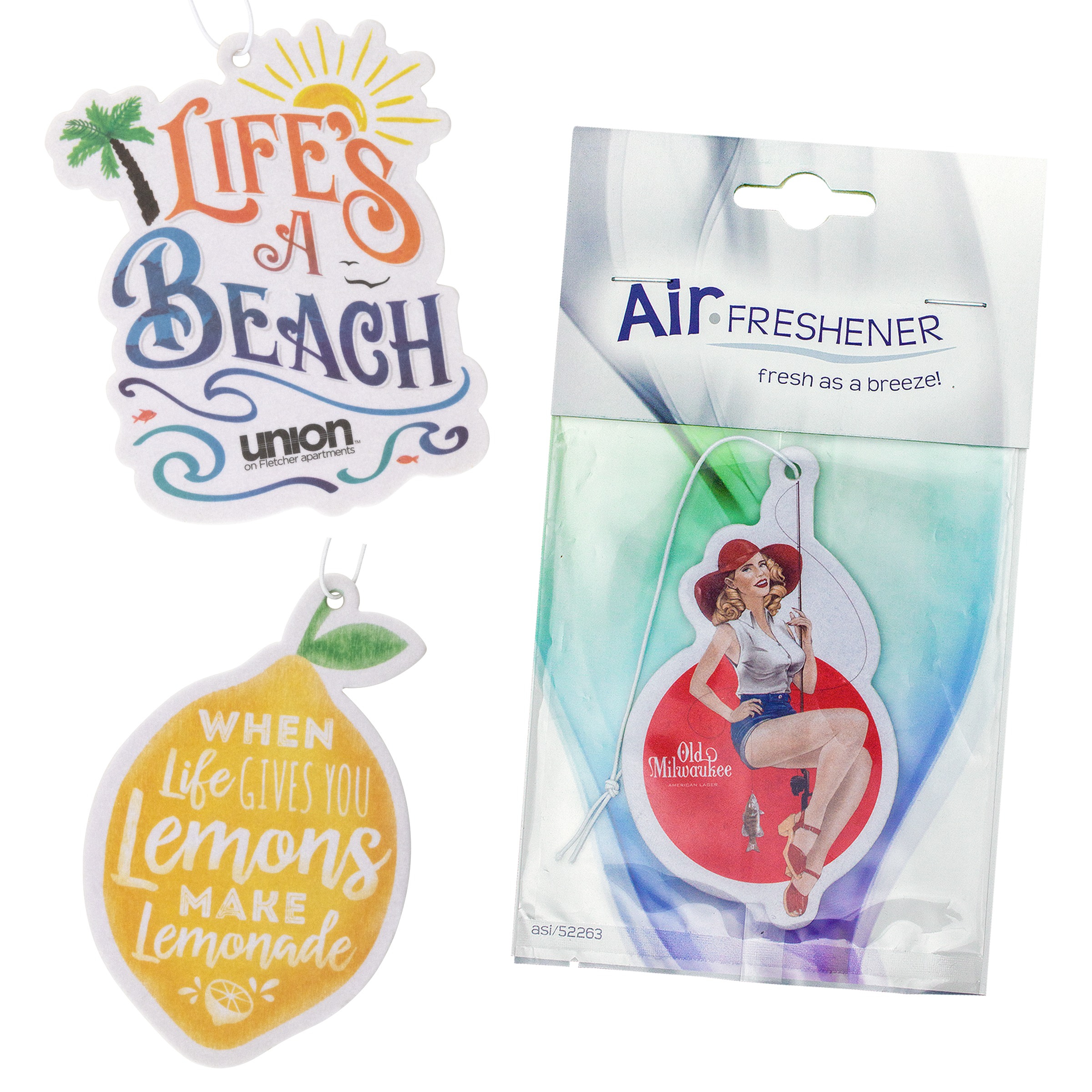 Custom Paper Air Fresheners (Stock Card) 20