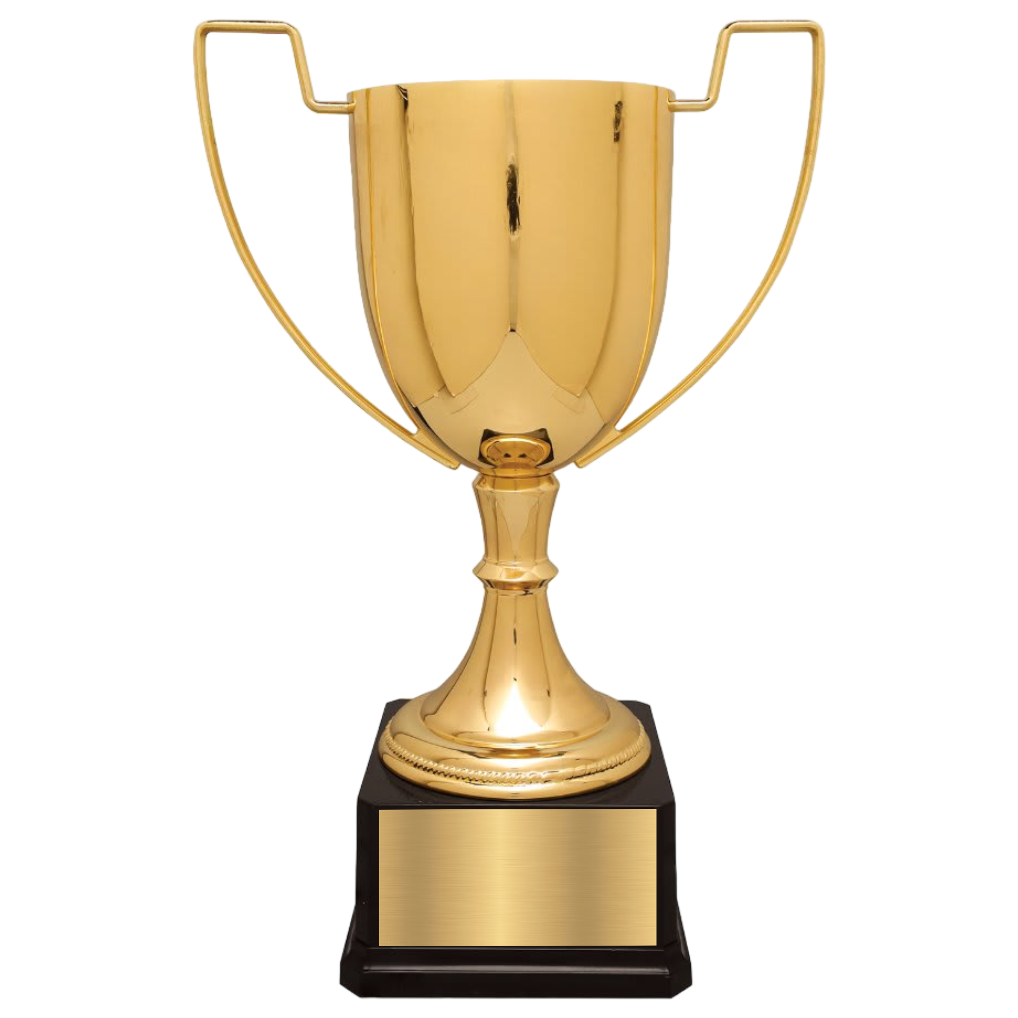 15 1/4" Completed Zinc Cup Trophy on Plastic Base 2