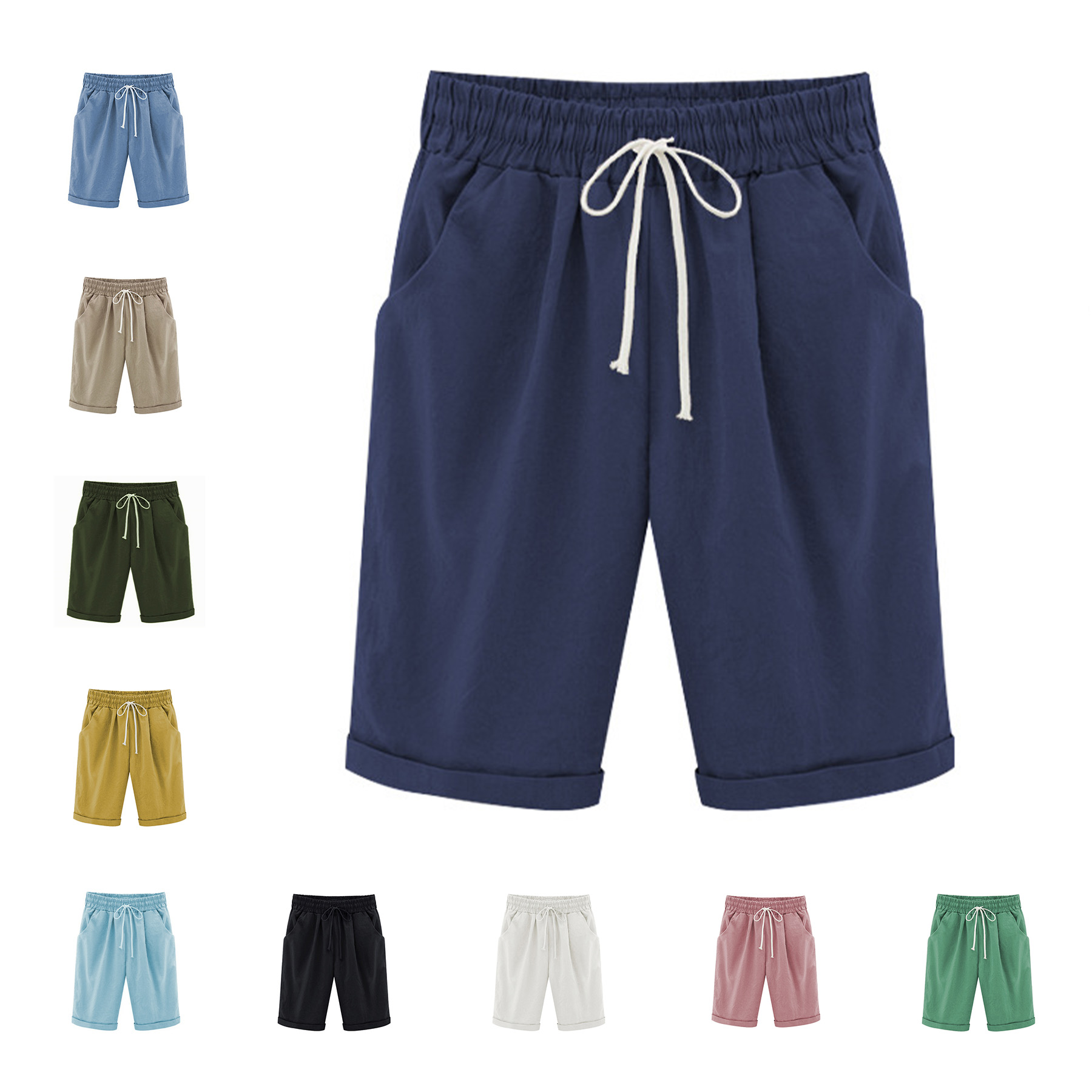 Cotton Linen Shorts 2