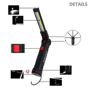 3 Heads Rechargeable Flashlight With Multi Functional Mode 4