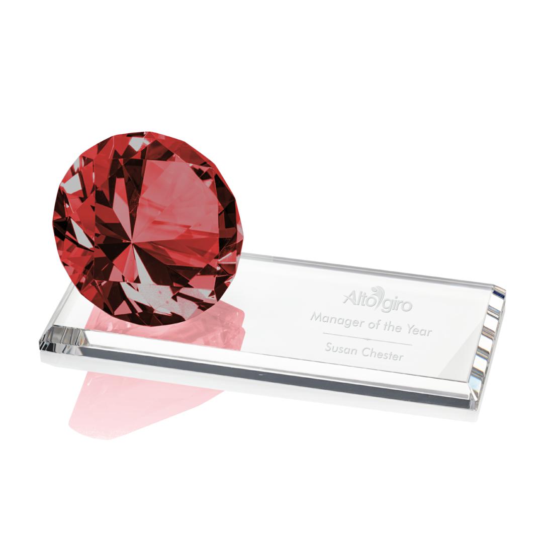 Gemstone Award on Starfire - Ruby 3
