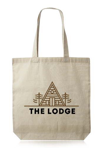 15W x 17H inch Gusseted Cotton Tote Bags 1