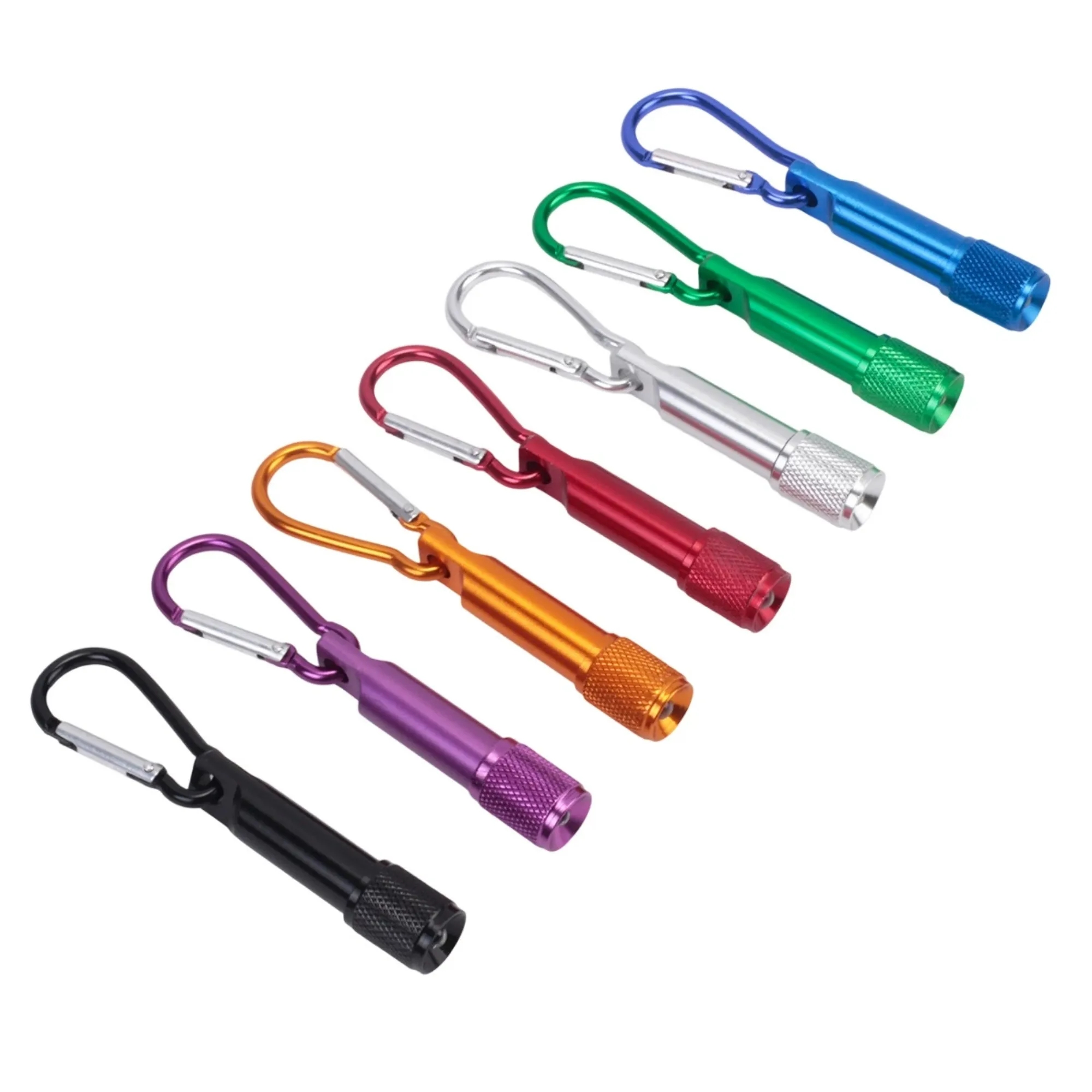Led Mini Flashlight Keychain With Carabiner 11