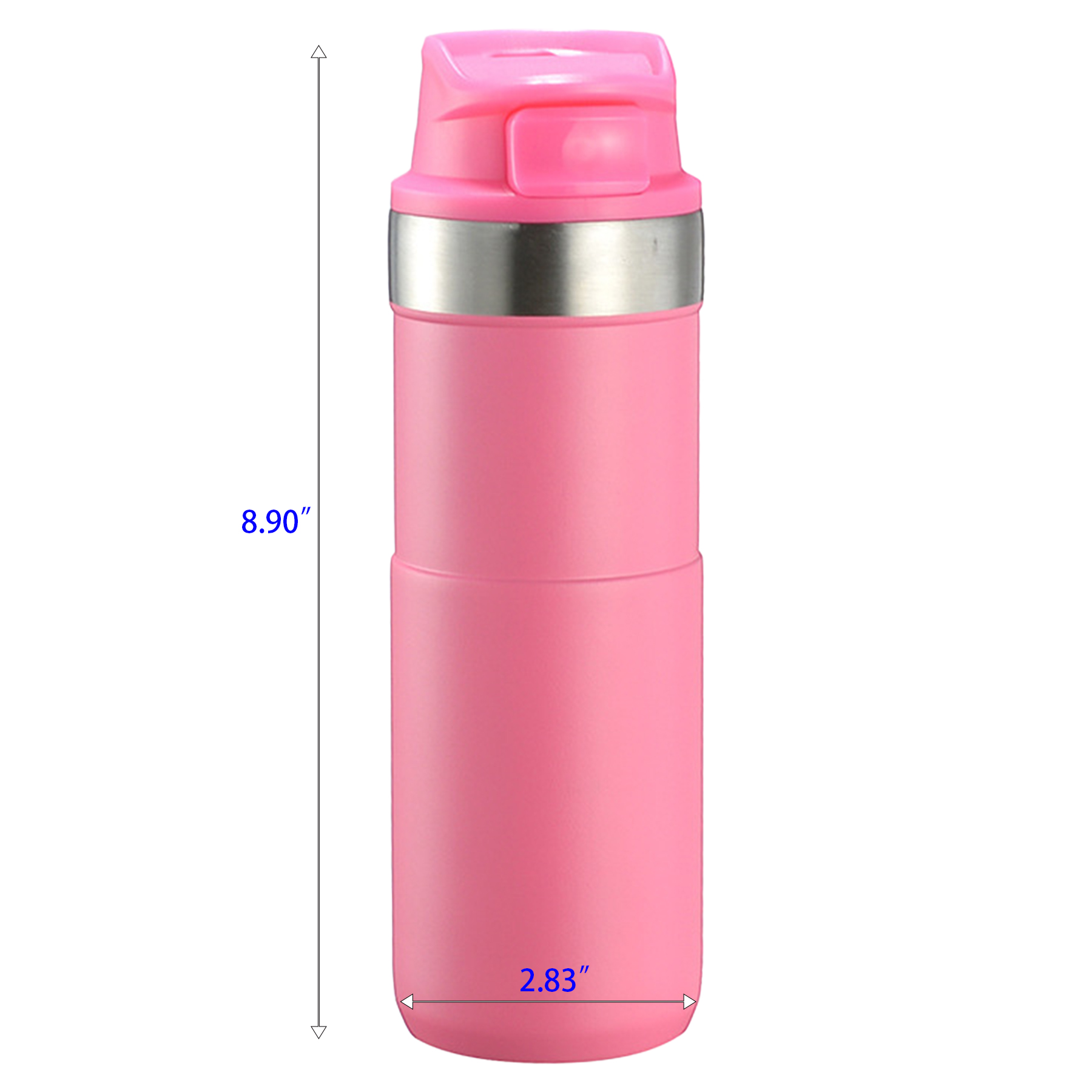 Classic Vacuum One-Hand Mug, custom water bottle with logo imprint 2