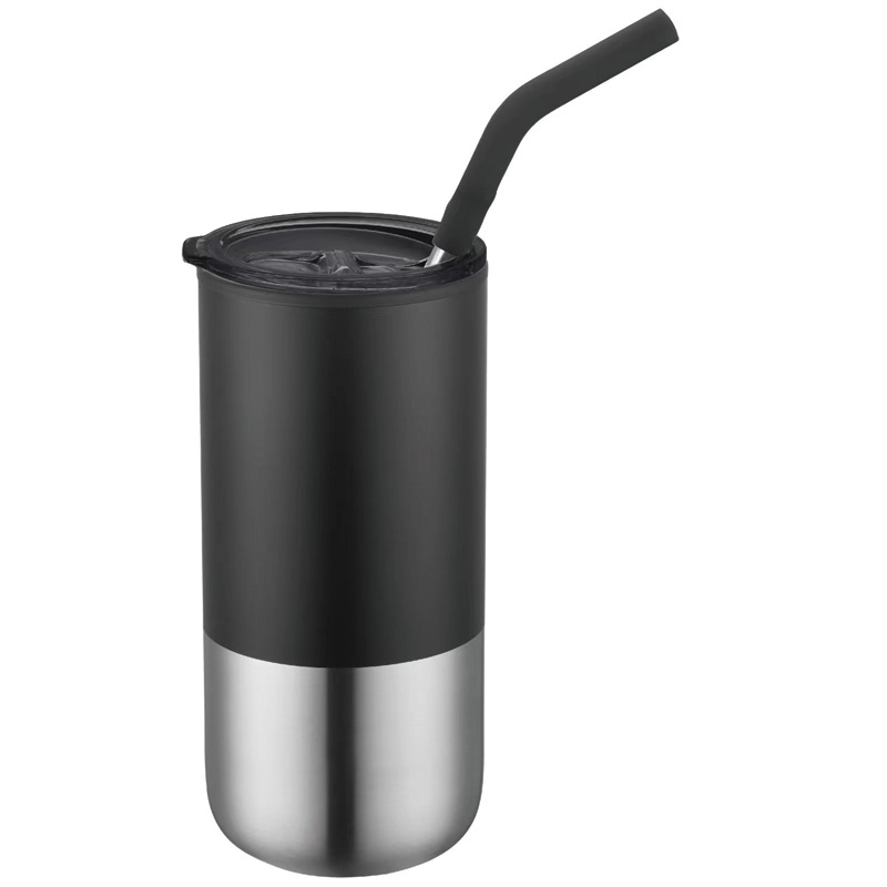 16oz. Stainless Steel Tumbler with Silicone Straw 8