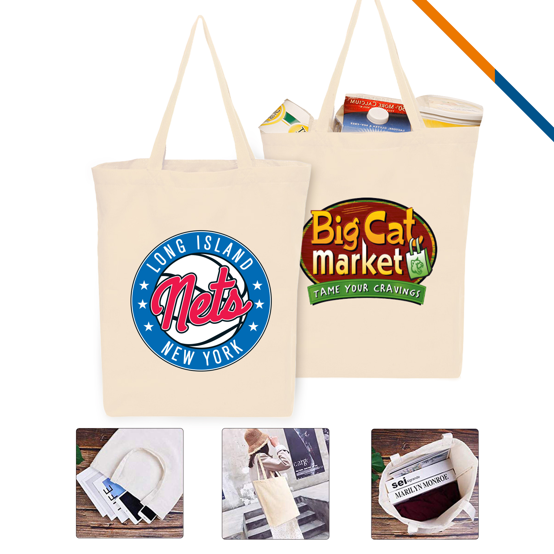 Lars Cotton Tote Bag 1