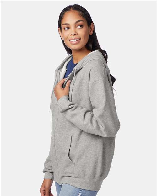 Unisex EcoSmart® Full-Zip Hooded Sweatshirt - P180 19