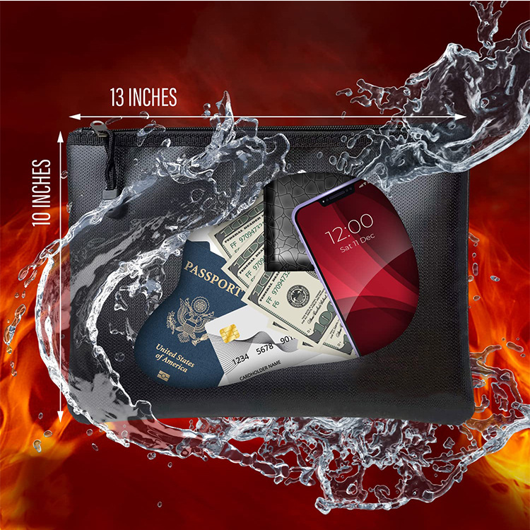 Fireproof Money Bag for Cash 7