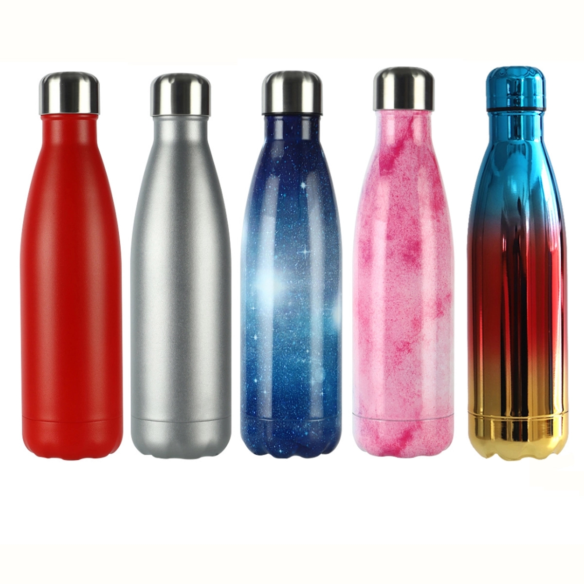 17oz Insulated Cola Shape Water Bottle, custom water bottle with logo imprint 2