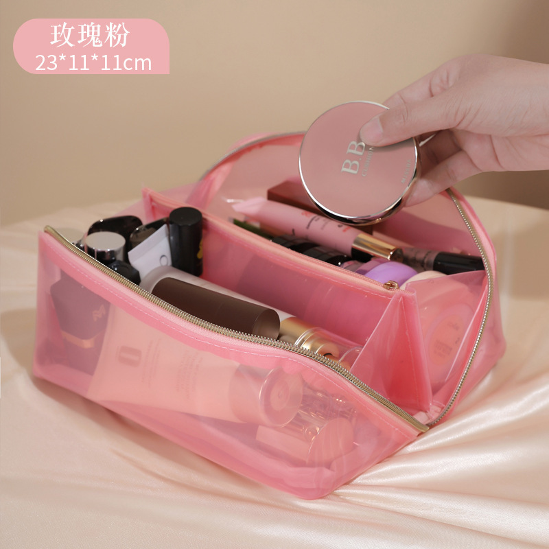 PVC Makeup Pouch With Handle 4