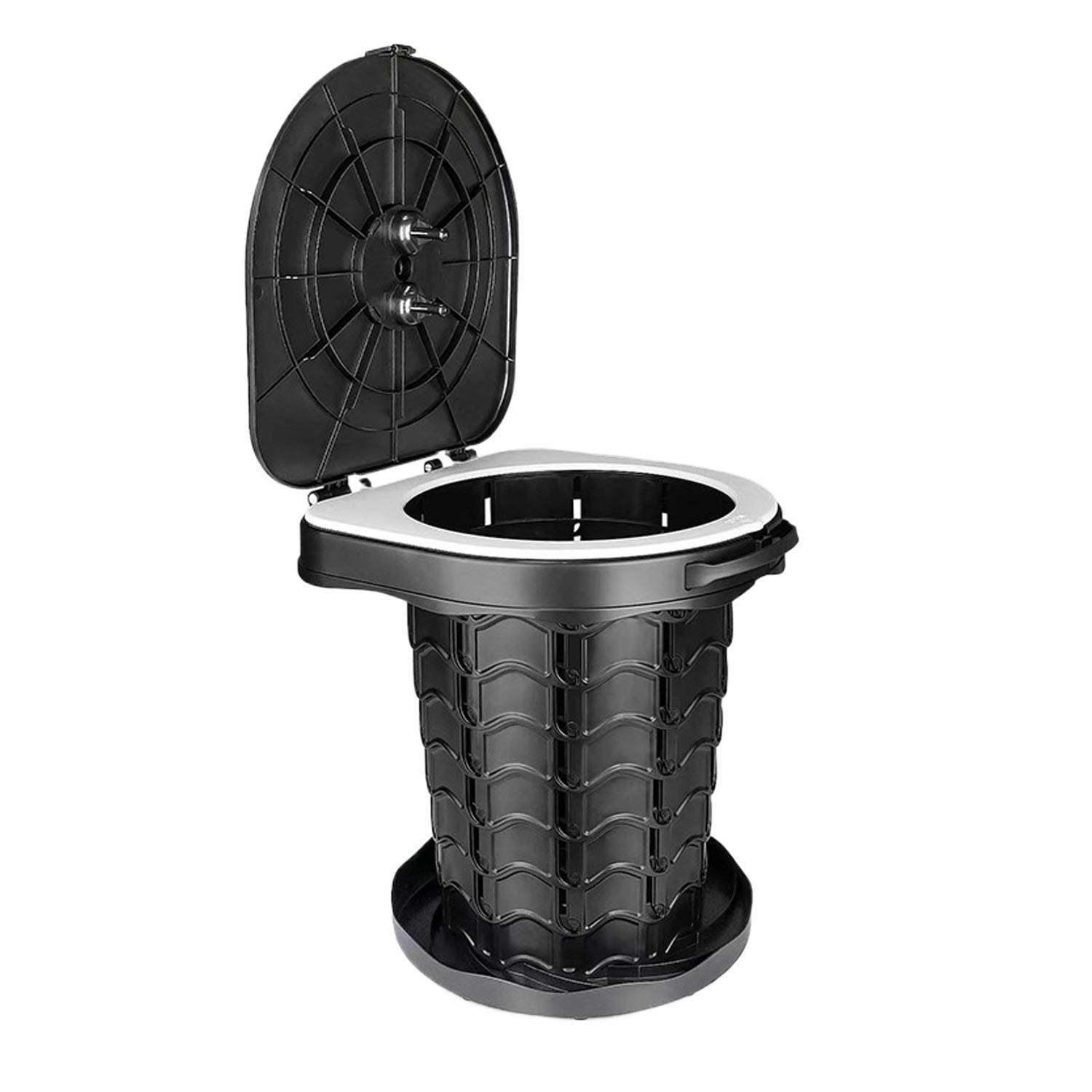 Heavy Duty Portable Foldable Plastic Camping Toilet 6