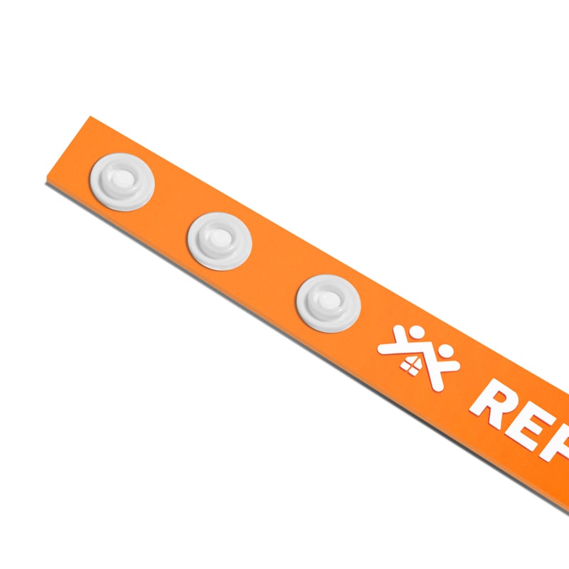 Embossed Printed Silicone Adjustable Wristbands 9
